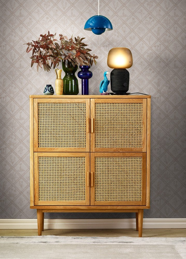 Picture of Trellis flowers Pink - 1035601-03